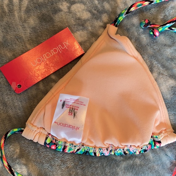 Bikini triangle top ONLY XS Aztec pattern sting - Picture 5 of 7